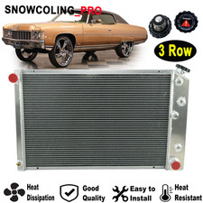 3 Rows Aluminum Radiator For 1971-1990 86 77 Chevy Caprice Chevellegm 28 Core- 3 Rows Aluminum Radiator For 1971-1990 86 77 Chevy Caprice Chevellegm 28 Core-