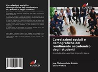 Joy Olufunmilola Eniola (U. A.) | Correlazioni Sociali E Demografiche Del...