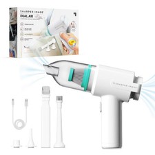 Sharper Image Cordless Handheld Vacuum and Blower White