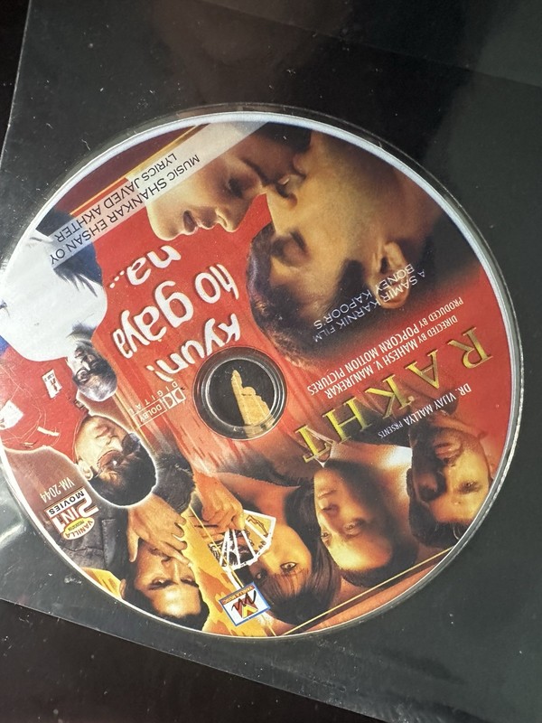 Rakht/kyun Ho Gaya Na/2in1 DVD Bollywood Movies/action/romance,dvd Only No Case