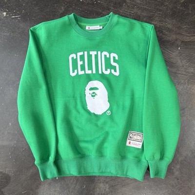A Bathing Ape X Mitchell & Ness  Boston Celtics  Sweatshirt Sz L