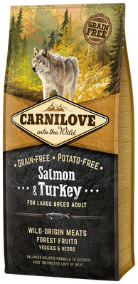 Carnilove Salmon & Turkey for Large Breed Dog 12Kg