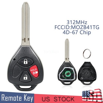 For 2005 2006 2007 2008 2009 2010 Scion TC Keyless Car Remote Uncut Key Fob 3btn
