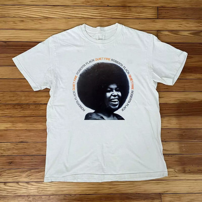 Roberta Flack   Quiet Fire Short Sleeve White All Size T-Shirt PP347.webp