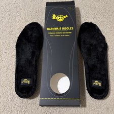 Dr Martens Men s 7 Warmwair Insoles Black Enhanced Insulation and Warmth NEW