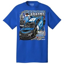 Classic Ink Chase Elliott 2026 Texas Race Win T-Shirt Blue