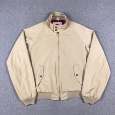 Giacca Baracuta Vintage Uomo 40R G9 Harrington Beige Bomber Fodera Tartan