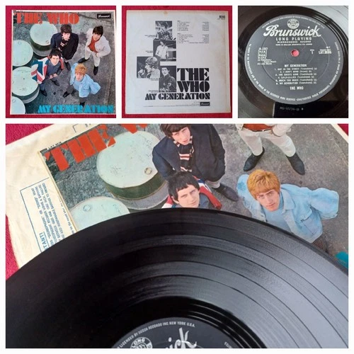 THE WHO - My Generation LP 1965 UK Brunswick 1st EX/EX fantastic audio, MOD RNB