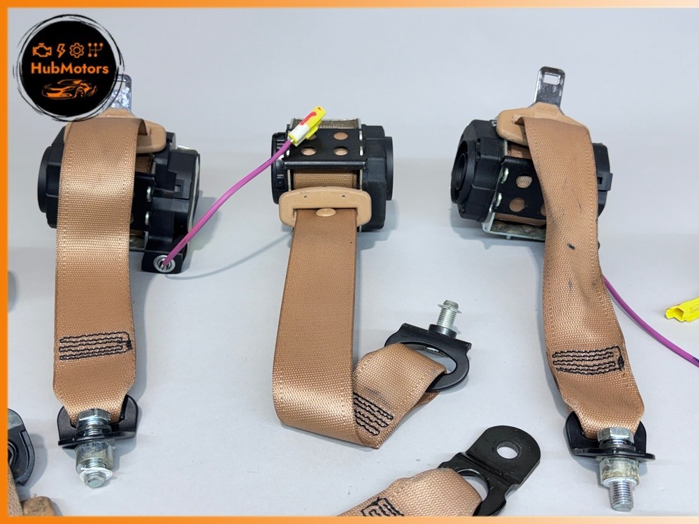 09-13 Maserati Quattroporte M139 Front And Rear Seat Belt Set OEM 76k   TESTED!!