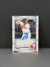 2020 Bowman Chrome Brandon Howlett 1st Base Auto #CPA-BH Red Sox