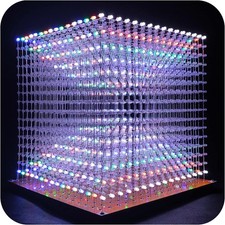 3D Led Cube Light Electronics Kit with LED 16x16x16 3d16mini-multi-kit