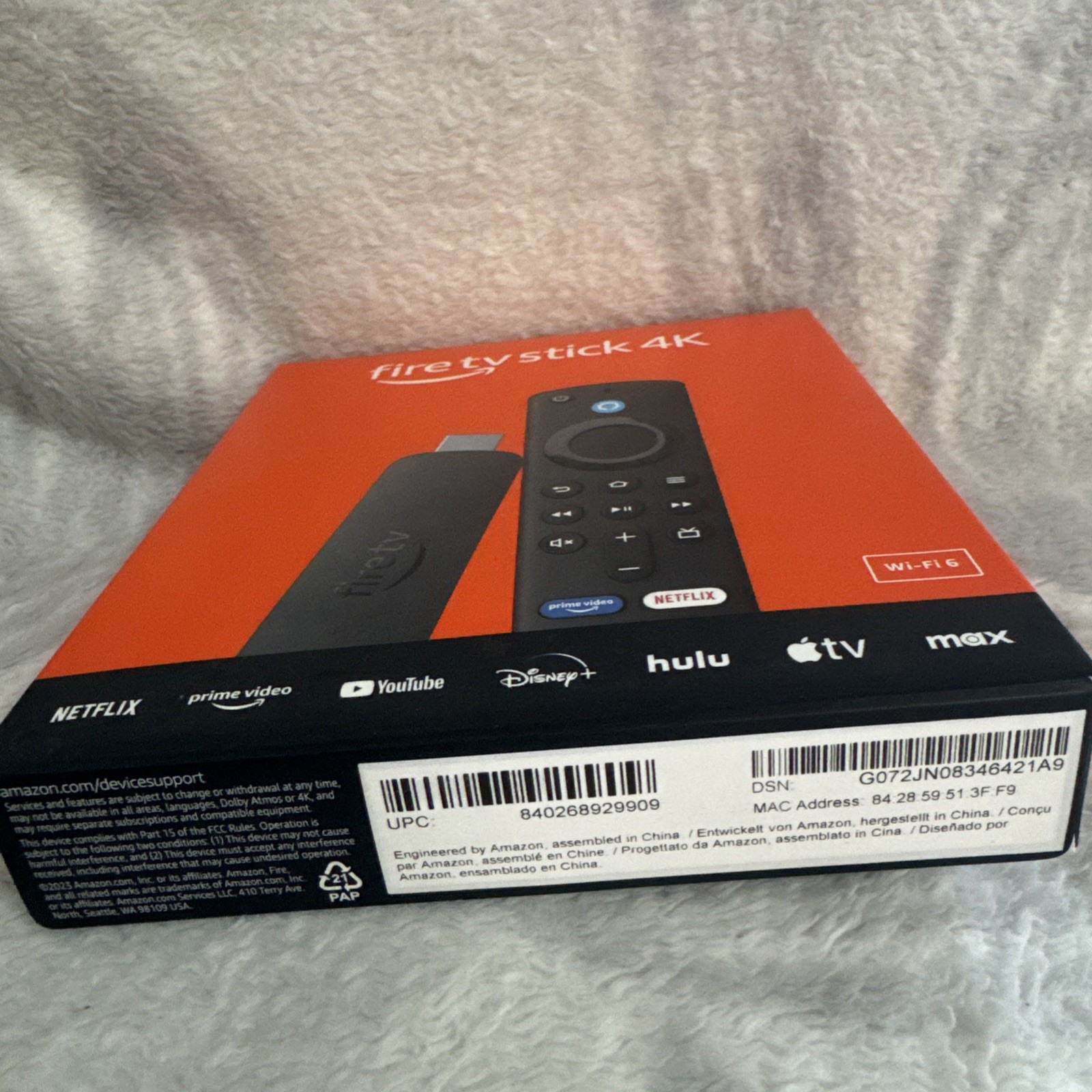 NEW Amazon Fire TV Stick 4K UHD Streaming Media Player with Alexa Remote New