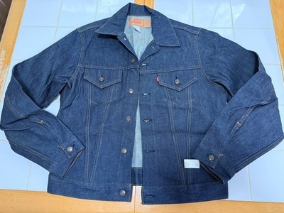 NEW! Vintage Levis 71205-0217 small E Denim Trucker Western Jacket