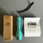 Gorilla Grip LED Compact Flashlight 5.3 x 1.5 x Inches Turquoise 5 Modes New — photo 1