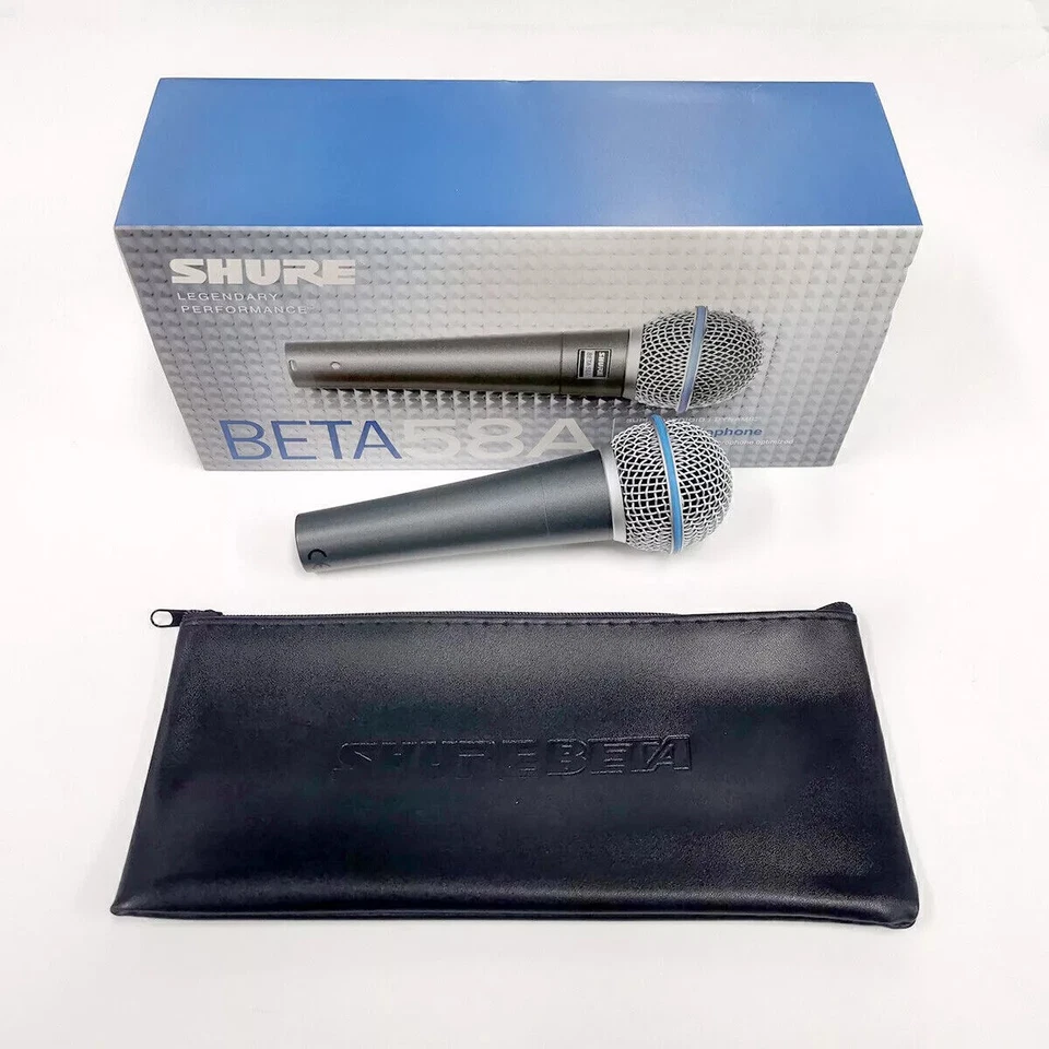 Shure Beta 58A Supercardioid Dynamic Vocal Microphone With Carrying Box New - Image 3 of 4