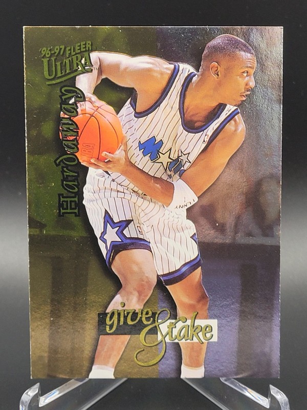 1996-97 Fleer Ultra Give and Take #2 Anfernee Hardaway  SHARP!