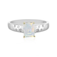 Cavill Welo Opal Ring 0,82Ct Oktagon 925 Silber Damen Echtschmuck- Echtschmuck