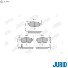 BRAKE PAD SET DISC BRAKE 572545J FOR SUZUKI M13A 1.3L M16A 1.6L M18A 1.8L 4cyl