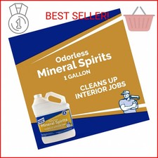 KLEAN-STRIP GKSP94214 Odorless Mineral Spirits, 1-Gallon