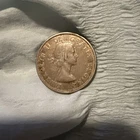 1957 Canada 50 Cents Half Dollar Silver Coin, Queen Elizabeth II Era