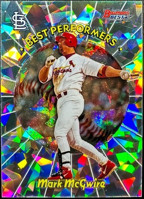 Mark McGwire 2018 Bowman s Best Best Performers Atomic Refractor 