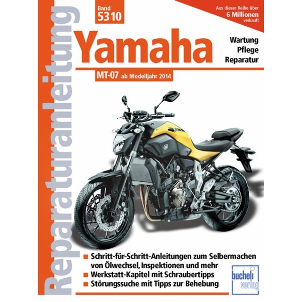 Yamaha MT-07 Baujahr Ab 2014 Bucheli Verlag Reparaturanleitung Reparaturhandbuch-image