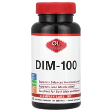 Olympian Labs Inc  DIM-100 60 Vegetarian Capsules Allergen-Free, Vegetarian, GMP