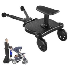 2025 New-Universal Stroller Board with Detachable Seat, 2in1 Sit and Stand Strol