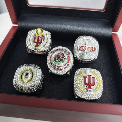 2025-2026 Indiana Hoosiers Football Championship Ring Set with Box Size11