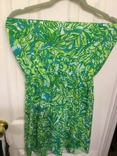 Lilly Pulitzer Woman’s Dress Windsor Strapless Summer Sun Dress SZ S