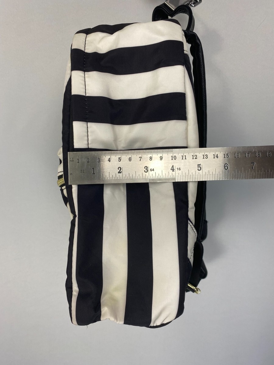 Betsey Johnson New York Black White‎ Striped Butterfly Backpack $_57.JPG?set_id=880000500F main image 4