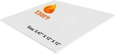 Ceramic Fiber Insulation Board (2300F) (0.47" X 12" X 12") Thermal Insulation