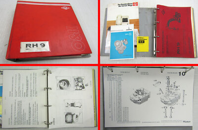 O&K RH9  Betriebsanleitung Hydraulik Raupen Bagger Schaltpläne Motor