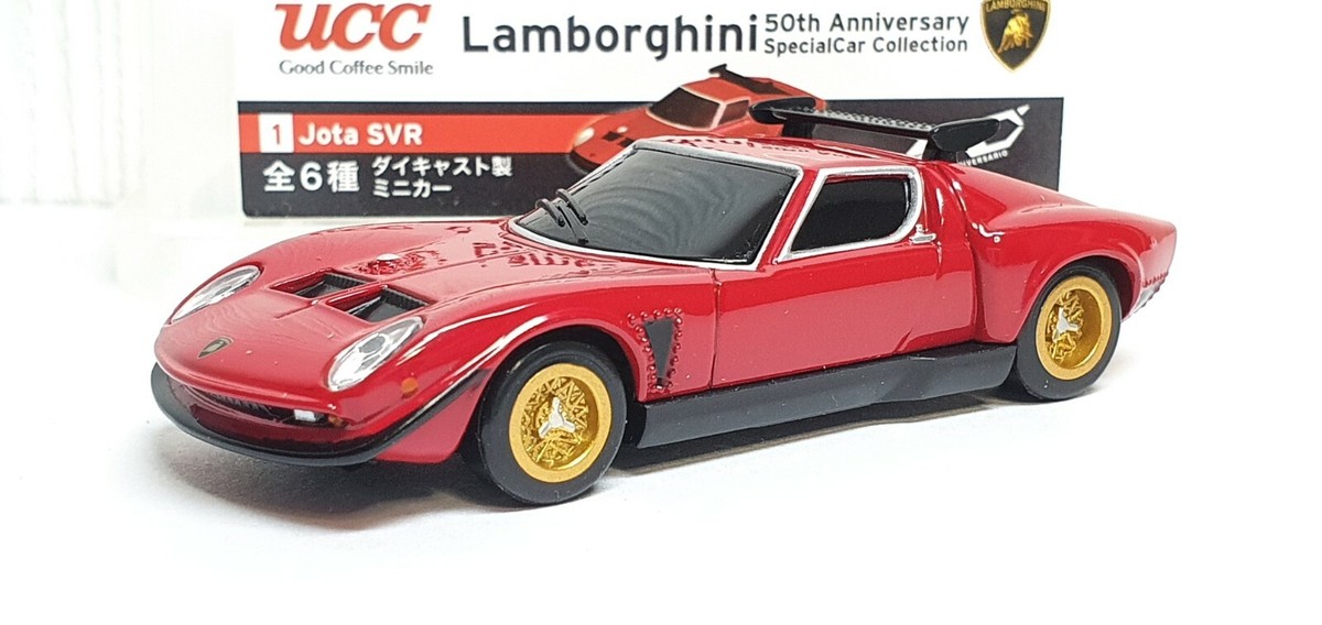 UCC LAMBORGHINI JOTA SVR RED diecast model car Approx 1/50 3.5