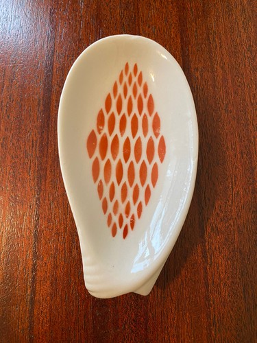 1 Vintage PFF RIGA LATVIA USSR Porcelain Fish Shape Small Dish Spoon rest - Picture 3 of 13