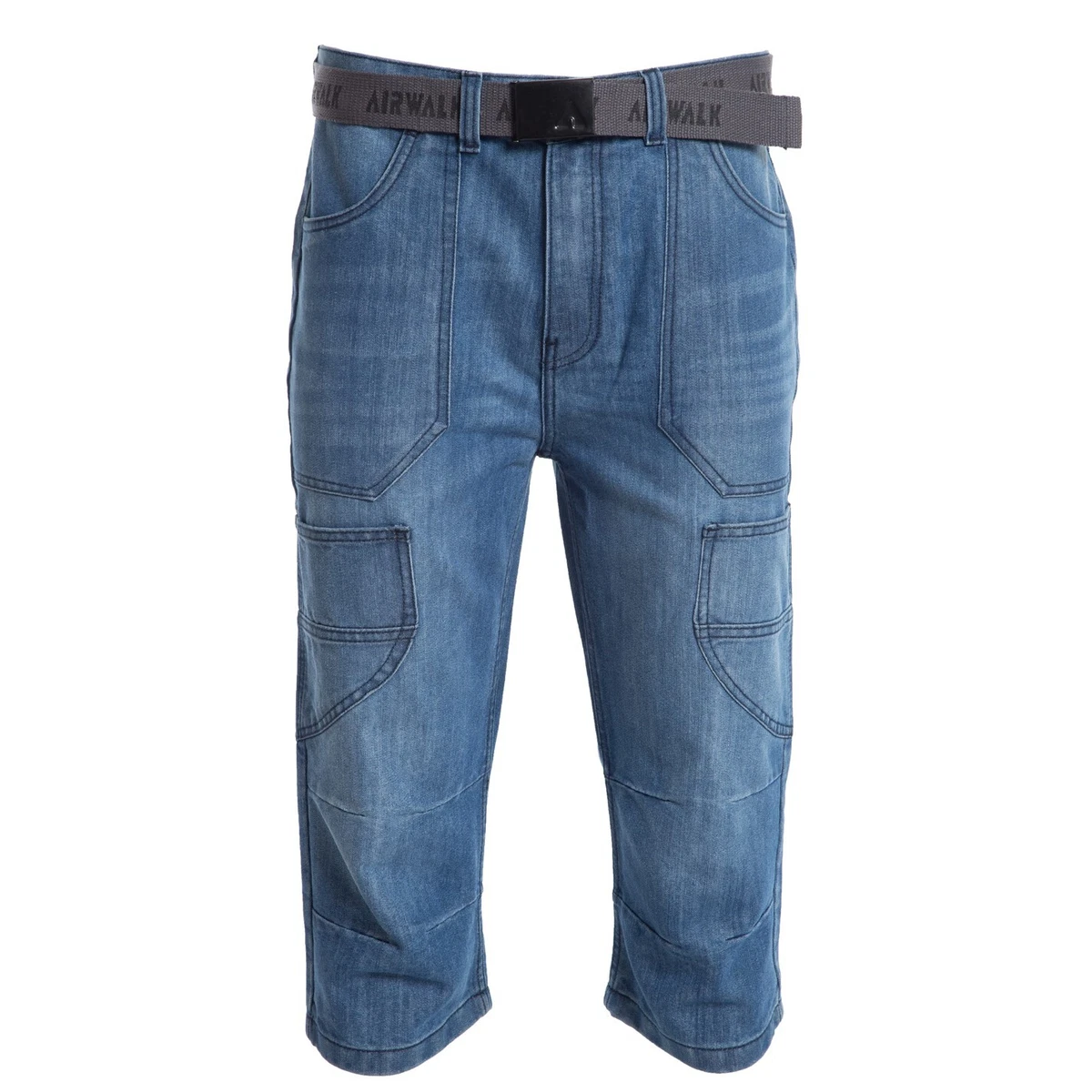 Jeans three quarter pants sale