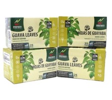 100 Tea bags Hoja de Guayaba Guava Leaves Tea bags 4 Box