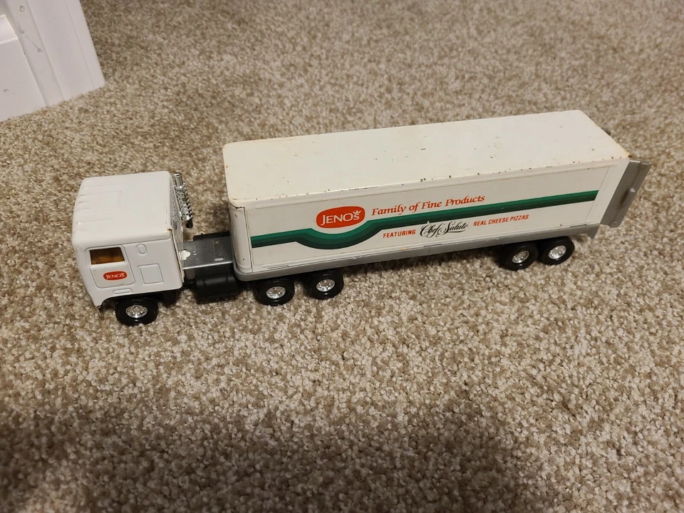 LOTE DE 5 CAMIONES Y REMOLQUES DIECAST ERTL & BUDDY L VINTAGE AÑOS 80 Foto 4 de 4