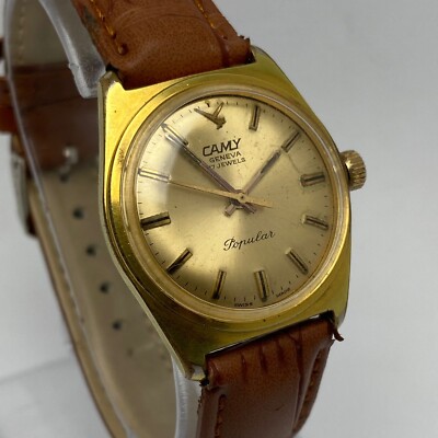 Camy Geneva Popular Manual Winding Vintage Men's Watch | eBay