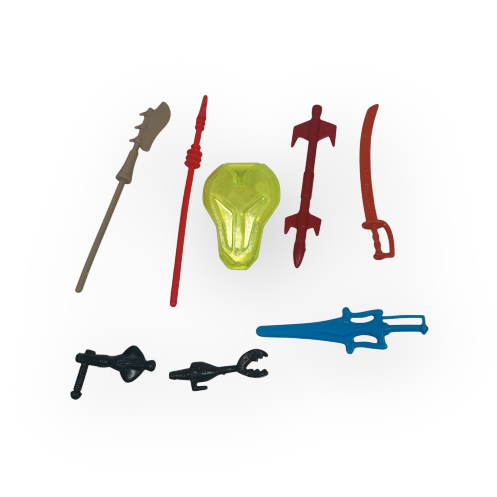 Vintage He-Man & Trap Jaw MOTU Joe Action Figure Accessory Lot 1984-1989