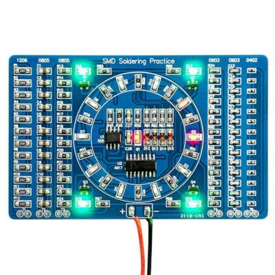 Soldering Practice SMD Circuit Board LED Electronics Project x 1 DIY Kit V4K6
