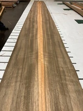 Australian Walnut Wood Veneer 2 sheets 115'' x 5'' 523G
