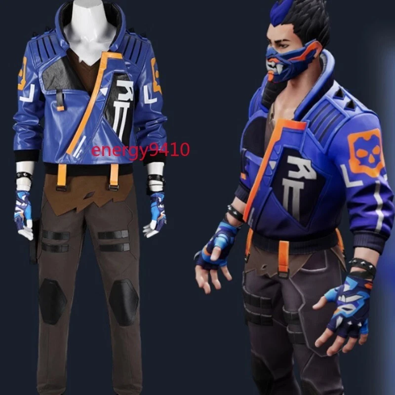 Juego VALORANT Yoru Disfraz Disfraz Conjunto Halloween Conjunto Completo Ropa Hombre Zapato Foto 2 de 4
