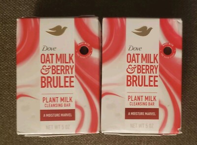 Dove Oat Milk And Berry Brulee Plant Milk Moisture Cleansing Bar Soap, 5 Ounce -- 72 Per Case - View #5