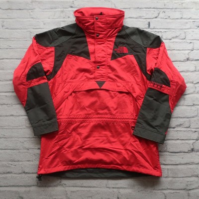 north face ski jacket red