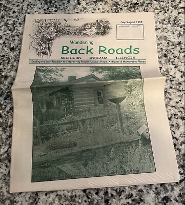 july august 1998 wandering back roads magazine | eBay