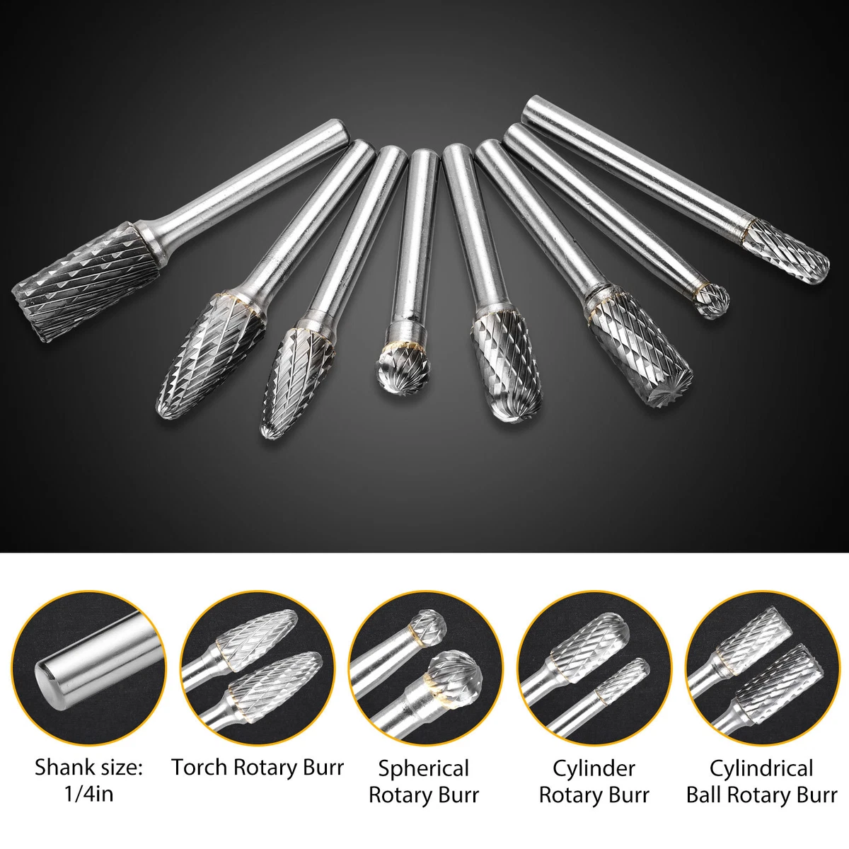 Die grinder bit set deals