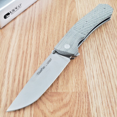 Viper Safe A.S.L.S. Folding Knife 3.75'' Bohler M390 Steel Blade Micarta Handle