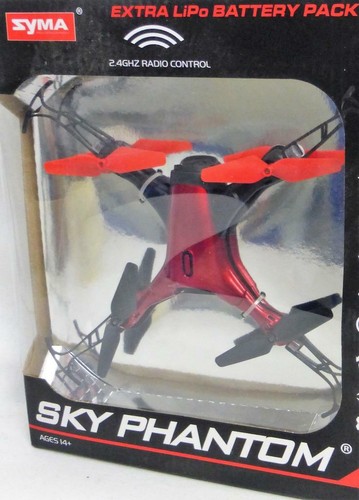 Sky Phantom FPV Drone 4 CH Remote Control Syma Extra LiPo Battery Pack New - Picture 3 of 5