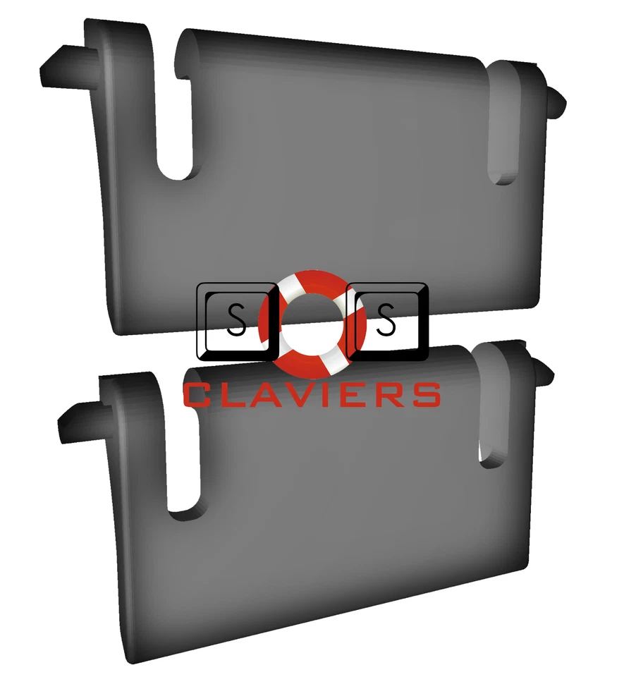 Sharkoon SKILLER MECH SGK3 Tastatur Ersatz Neigungsfuß Ständer Fuß - Bild 2 von 3